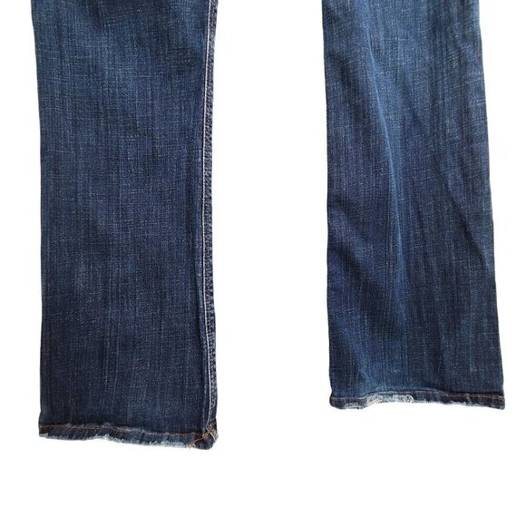 Joe's Jeans Rocker Ryder Dark Indigo Wash Boot cut Denim Jeans Mid Rise 32x34 - Picture 6 of 11